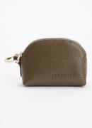 Longchamp Le Foulonné sleuteletui van leer