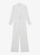 Reiss Flora wide fit jumpsuit met ceintuur