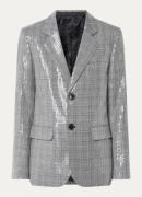 Zadig&Voltaire Blazer met ruitdessin en pailletten