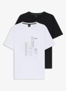 BOSS T-shirt met logoprint in 2-pack
