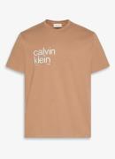 Calvin Klein T-shirt met logo- en backprint