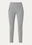 Claudia Sträter High waist tapered fit legging met ritszakken