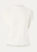 Benetton Fijngebreide mouwloze top in wolblend