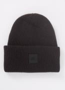 The North Face Ribgebreide muts in wolblend