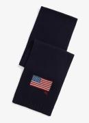 Ralph Lauren Grofgebreide sjaal in wolblend