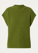 Benetton Fijngebreide mouwloze top in wolblend