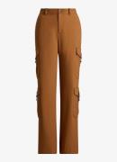 Ralph Lauren Serge wolmix cargobroek met wijde pijp