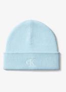 Calvin Klein Fijngebreide muts met logoborduring