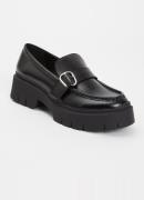 HUGO Kris loafer met gespdetail