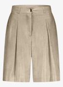 Studio Anneloes Tara mid waist straight fit cropped pantalon in linnen...