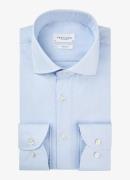 Profuomo Regular fit strijkvrij overhemd met cut away kraag