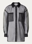 Sofie Schnoor Donna semi-transparante oversized blouse