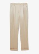 Reiss Celia high waist tapered fit pantalon met steekzakken
