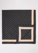 Benetton Sjaal met logoprint 120 x 120 cm