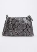 Zadig&Voltaire Jim Wild schoudertas van leer met slangenprint