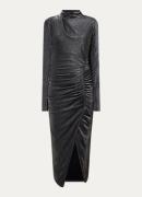 Isabel Marant Jenisa midi jurk met lurex en ruches