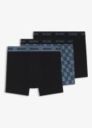 HUGO Boxershorts met logoband in 3-pack