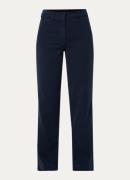 River Woods High waist straight fit chino in lyocellblend met steekzak...