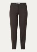 BRAX Maron S mid waist slim fit cropped chino met elastische band