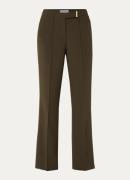 Aaiko Chantalle high waist wide fit pantalon met persplooi en structuu...