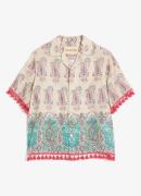 Valentino Garavani Regular fit overhemd van linnen met paisley dessin