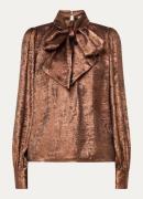 Aaiko Quinty top met sjaalkraag