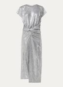 IRO Tasmine midi jurk met lurex
