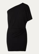 JOSH V Leeora one shoulder mini jurk met geplooid detail