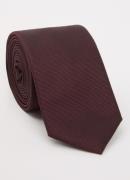 HUGO Stropdas in zijdeblend met streepprint