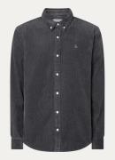 Carhartt WIP Madison regular fit overshirt van corduroy met logobordur...