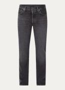 Acne Studios Straight leg jeans van katoen met gekleurde wassing