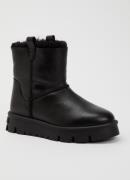 Dune London Parissa enkellaarsje van leer