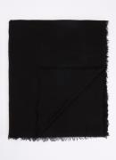 Zadig&Voltaire Nuage sjaal van kasjmierblend met logo 200 x 80 cm