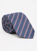 HUGO Stropdas van zijde met streepprint