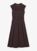 Reiss Ava midi A-lijn jurk met ceintuur