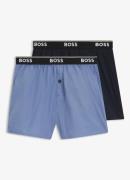 BOSS Boxershorts met logoband in 2-pack
