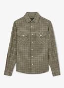 Reiss Calvert overshirt met ruitdessin