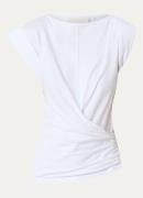 Isabel Marant Maisan top met asymmetrische zoom