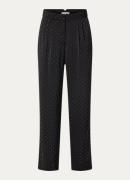 ba&sh Deloy high waist loose fit pantalon met strass