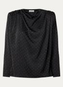 ba&sh Debra tuniek met rugdecolleté en strass