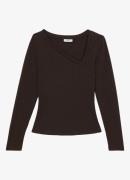 Reiss Fecility top met asymmetrische hals