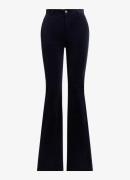 Ralph Lauren High waist flared fit broek van corduroy met steekzakken