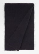 River Woods Ribgebreide sjaal in alpaca wolblend 30 x 225 cm