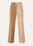 JOSH V Emma high waist loose fit pantalon met persplooi en steekzakken