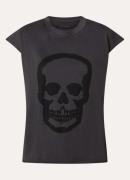 Zadig&Voltaire Cloe T-shirt met print en strass