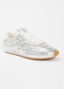 AMIRI Pacific Football Slim sneaker van leer met metallic finish