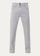 BOSS Slim fit chino met microdessin