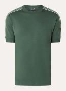 Armani T-shirt met logoborduring