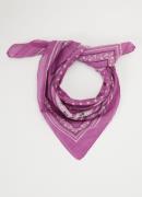 Becksöndergaard Lacia bandana sjaal met print 55 x 55 cm