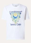 Casablanca Tennis Club T-shirt met logoprint